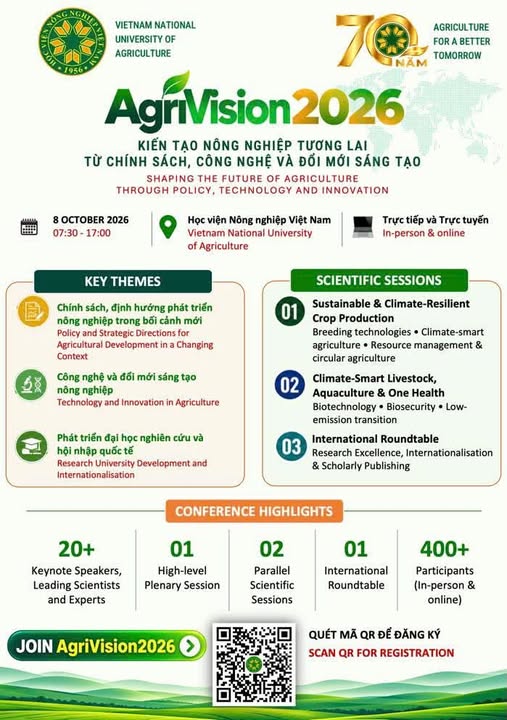 🌱 AGRIVISION 2026 - KIẾN TẠO NÔNG NGHIỆP TƯƠNG LAI